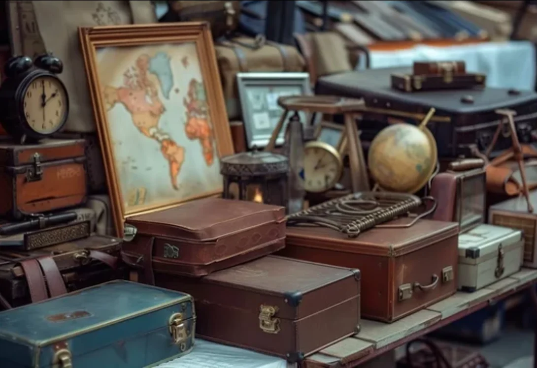 Estimation d'objets anciens par un brocanteur à Yerres
